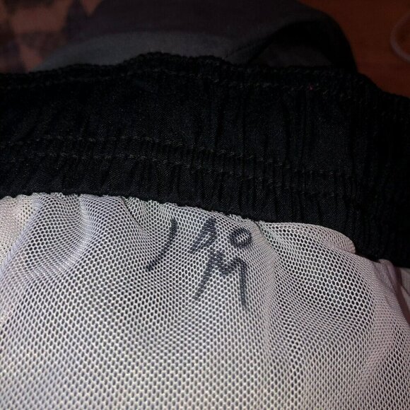 New Speedo Large Gray Black UPF 50 Drawstring Zip Pockets Swim Suit Trunks - Picture 10 of 11